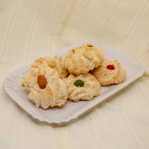 Dessert di pasta di mandorle